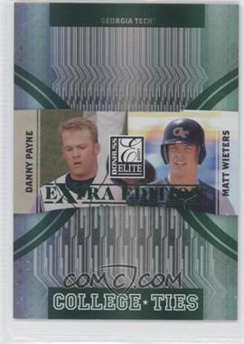 2007 Donruss Elite Extra Edition - College Ties - Green #CT-8 - Danny Payne, Matt Wieters /1500