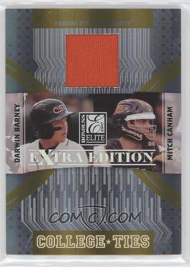 2007 Donruss Elite Extra Edition - College Ties - Jerseys #CT-9 - Darwin Barney, Mitch Canham (Darwin Barney Jersey) /500