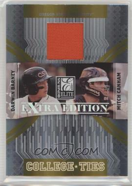 2007 Donruss Elite Extra Edition - College Ties - Jerseys #CT-9 - Darwin Barney, Mitch Canham (Darwin Barney Jersey) /500