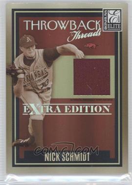 2007 Donruss Elite Extra Edition - Throwback Threads #TT-NS - Nick Schmidt /500
