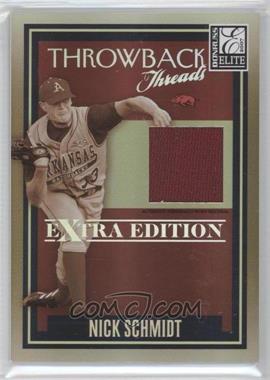 2007 Donruss Elite Extra Edition - Throwback Threads #TT-NS - Nick Schmidt /500