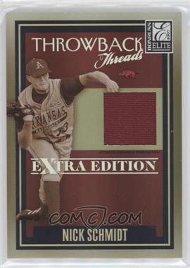 2007 Donruss Elite Extra Edition - Throwback Threads #TT-NS - Nick Schmidt /500