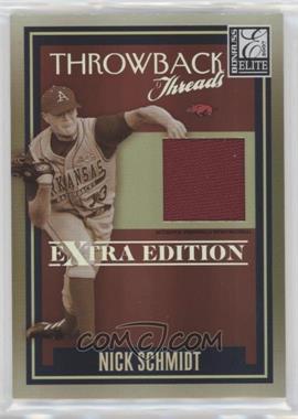 2007 Donruss Elite Extra Edition - Throwback Threads #TT-NS - Nick Schmidt /500