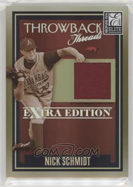 2007 Donruss Elite Extra Edition - Throwback Threads #TT-NS - Nick Schmidt /500