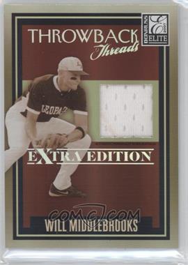 2007 Donruss Elite Extra Edition - Throwback Threads #TT-WM - Will Middlebrooks /500
