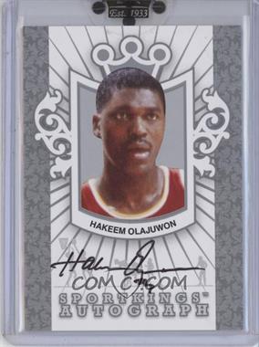 2007 Sportkings Series A - Autographs - Silver #A-HO - Hakeem Olajuwon