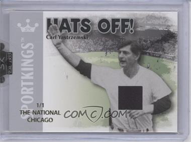 2007 Sportkings Series A - Hats Off - Silver The National Chicago #HO-03 - Carl Yastrzemski /1