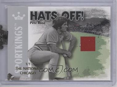 2007 Sportkings Series A - Hats Off - Silver The National Chicago #HO-07 - Pete Rose /1