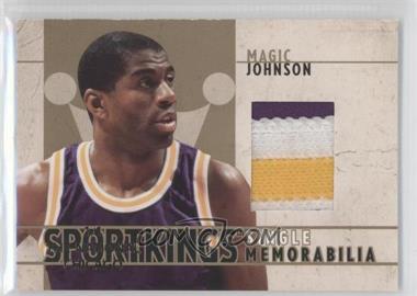 2007 Sportkings Series A - Single Memorabilia - Gold The National Chicago #SM-40 - Magic Johnson /1