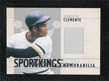 2007 Sportkings Series A - Single Memorabilia - Silver #SM-22 - Roberto Clemente