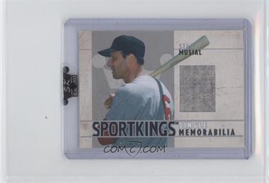 2007 Sportkings Series A - Single Memorabilia - Silver #SM-25 - Stan Musial