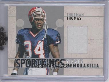 2007 Sportkings Series A - Single Memorabilia - Silver #SM-28 - Thurman Thomas [Uncirculated]