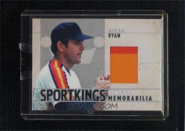 2007 Sportkings Series A - Single Memorabilia - Silver #SM-41 - Nolan Ryan [Uncirculated]