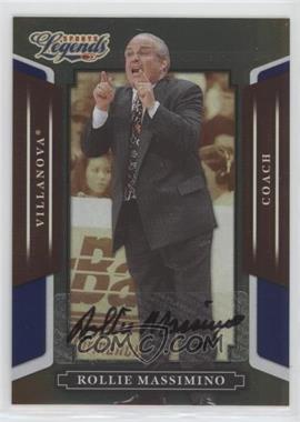 2008 Donruss Americana Sports Legends - [Base] - Mirror Blue Signatures #62 - Rollie Massimino /50