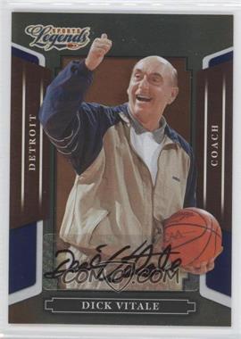 2008 Donruss Americana Sports Legends - [Base] - Mirror Blue Signatures #67 - Dick Vitale /25