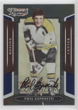 2008 Donruss Americana Sports Legends - [Base] - Mirror Blue Signatures #91 - Phil Esposito /25