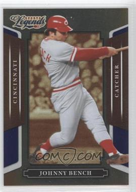 2008 Donruss Americana Sports Legends - [Base] - Mirror Blue #110 - Johnny Bench /100