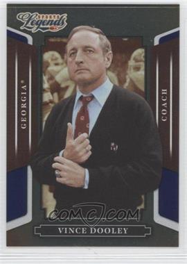 2008 Donruss Americana Sports Legends - [Base] - Mirror Blue #82 - Vince Dooley /100