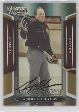 2008 Donruss Americana Sports Legends - [Base] - Mirror Gold Signatures #54 - Gerry Cheevers /25