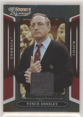 2008 Donruss Americana Sports Legends - [Base] - Mirror Red Materials #82 - Vince Dooley /500