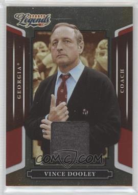 2008 Donruss Americana Sports Legends - [Base] - Mirror Red Materials #82 - Vince Dooley /500