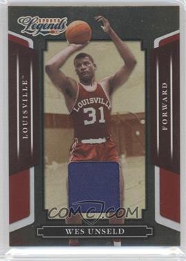 2008 Donruss Americana Sports Legends - [Base] - Mirror Red Materials #86 - Wes Unseld /500