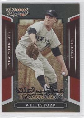 2008 Donruss Americana Sports Legends - [Base] - Mirror Red Signatures #122 - Whitey Ford /50