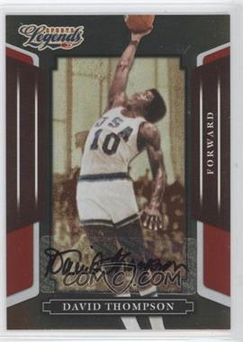 2008 Donruss Americana Sports Legends - [Base] - Mirror Red Signatures #149 - David Thompson /767