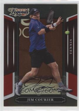 2008 Donruss Americana Sports Legends - [Base] - Mirror Red Signatures #38 - Jim Courier /42