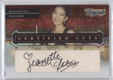 2008 Donruss Americana Sports Legends - Certified Cuts Cut Autographs #CC-25 - Jeanette Lee /100