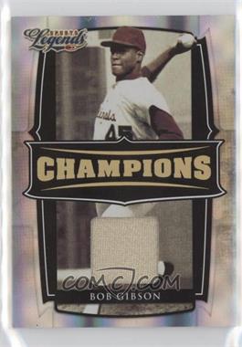 2008 Donruss Americana Sports Legends - Champions - Materials #C-6 - Bob Gibson /10