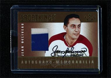 2008 Sportkings Series B - Autograph - Memorabilia - Gold #AM-JBE - Jean Beliveau /10 [Uncirculated]