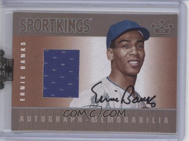 2008 Sportkings Series B - Autograph - Memorabilia - Silver #AM-EB - Ernie Banks