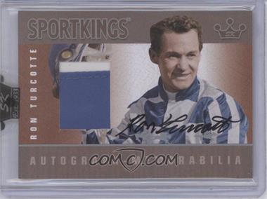 2008 Sportkings Series B - Autograph - Memorabilia - Silver #AM-RT2 - Ron Turcotte