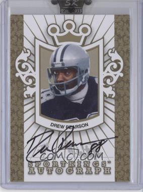 2008 Sportkings Series B - Autographs - Gold #A-DP2 - Drew Pearson /10