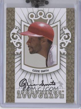 2008 Sportkings Series B - Autographs - Gold #A-OS1 - Ozzie Smith /10