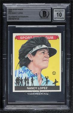 2008 Sportkings Series B - [Base] - Mini #73 - Nancy Lopez [BAS BGS Authentic]