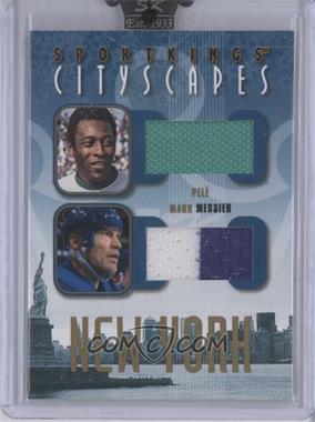 2008 Sportkings Series B - Cityscapes - Gold #CSD-08 - Pele, Mark Messier /10