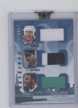 2008 Sportkings Series B - Cityscapes Triple - Silver #CST-06 - Mark Messier, Don Mattingly, Pele