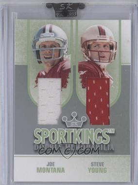 2008 Sportkings Series B - Double Memorabilia - Silver #DM-11 - Steve Young [Uncirculated]
