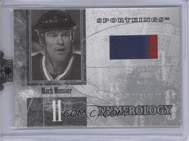 2008 Sportkings Series B - Numerology - Silver #N-17 - Mark Messier /9 [Uncirculated]