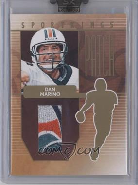 2008 Sportkings Series B - Patch - Gold #P-06 - Dan Marino /10 [Uncirculated]