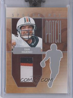 2008 Sportkings Series B - Patch - Silver #P-06 - Dan Marino