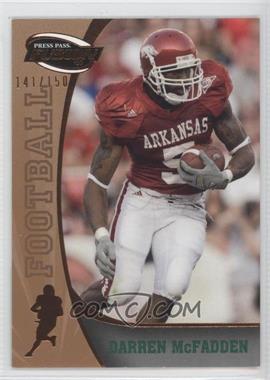 2009 Press Pass Fusion - [Base] - Bronze #49 - Darren McFadden /150