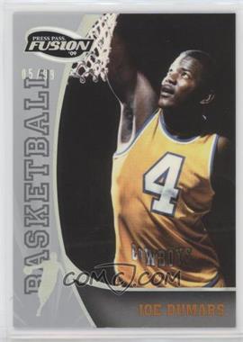 2009 Press Pass Fusion - [Base] - Onyx #20 - Joe Dumars /99