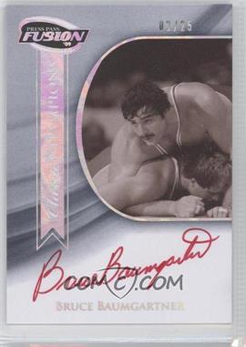 2009 Press Pass Fusion - Classic Champions Autographs - Onyx Red Ink #CCH-BB - Bruce Baumgartner /25