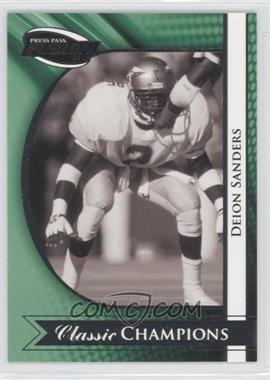 2009 Press Pass Fusion - Classic Champions #CCH-10 - Deion Sanders