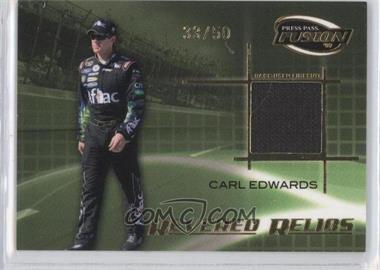 2009 Press Pass Fusion - Revered Relics - Gold #RR-CE - Carl Edwards /50