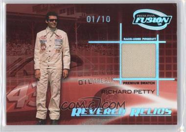 2009 Press Pass Fusion - Revered Relics - Premium Swatch #RR-RP - Richard Petty /10