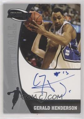 2009 Press Pass Fusion - Signatures - Silver #SS-GH - Gerald Henderson